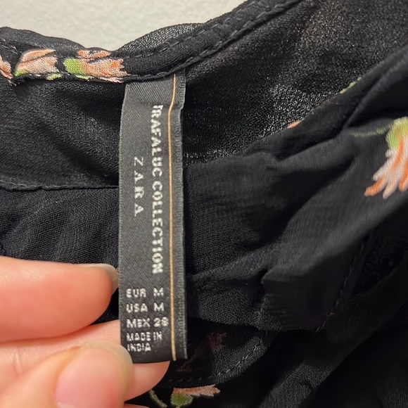 🍋3 for $40🍋 Zara boho chic off shoulder crop top - Picture 3 of 4